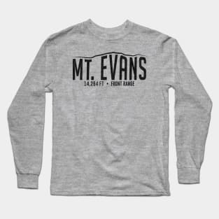 Mt Evans Colorado Long Sleeve T-Shirt